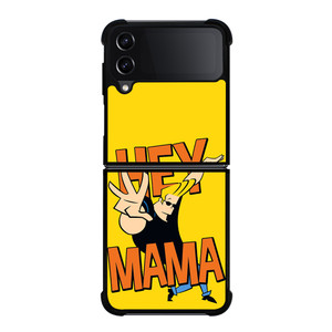 JOHNNY BRAVO HEY MAMA 3 Samsung Z Flip 4 Case JOHNNY BRAVO HEY MAMA 3 Samsung Z Flip 4 Case