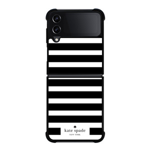 KATE SPADE BLACK WHITE Samsung Z Flip 4 Case