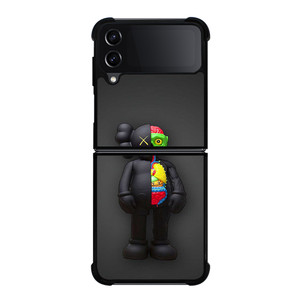 KAWS BLACK Samsung Z Flip 4 Case KAWS BLACK Samsung Z Flip 4 Case