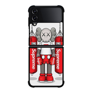 KAWS SUPREME Samsung Z Flip 4 Case KAWS SUPREME Samsung Z Flip 4 Case