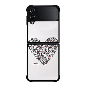KEITH HARING LOVE Samsung Z Flip 4 Case KEITH HARING LOVE Samsung Z Flip 4 Case