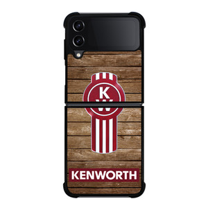 KENWORTH TRUCK LOGO WOODEN 4 Samsung Z Flip 4 Case KENWORTH TRUCK LOGO WOODEN 4 Samsung Z Flip 4 Case