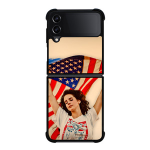 LANA DEL REY AMERICAN FLAG Samsung Z Flip 4 Case LANA DEL REY AMERICAN FLAG Samsung Z Flip 4 Case