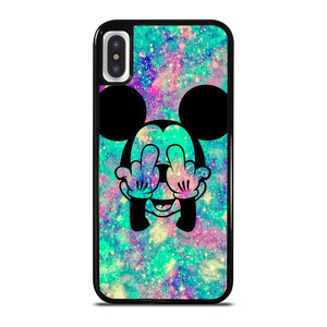 MIDDLE FINGER MICKY MOUSE iPhone X / XS Case