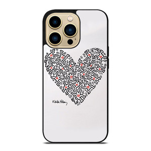 KEITH HARING LOVE iPhone 14 Pro Max Case KEITH HARING LOVE iPhone 14 Pro Max Case
