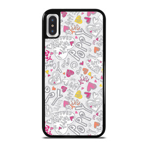 PINK COACH PATTERN LOGO iPhone X / XS Case