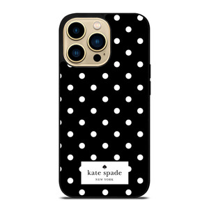 KATE SPADE POLKA BLACK iPhone 14 Pro Max Case