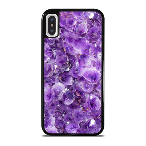 PURPLE CRYSTAL MARBLE PATTERN iPhone X / XS Case
