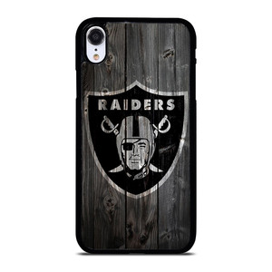 OAKLAND RAIDERS LOGO WOODEN iPhone XR Case