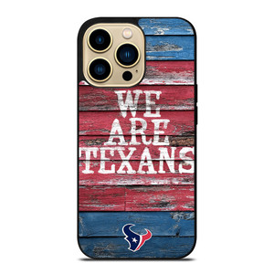 HOUSTON TEXANS WOODEN iPhone 14 Pro Max Case