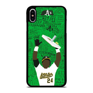 OAKLAND ATHLETICS RICKEY HENDERSON iPhone XS Max Case OAKLAND ATHLETICS RICKEY HENDERSON iPhone XS Max Case