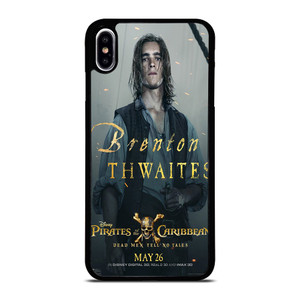 PIRATES OF THE CARIBBEAN BRENTON THWAITES iPhone XS Max Case PIRATES OF THE CARIBBEAN BRENTON THWAITES iPhone XS Max Case