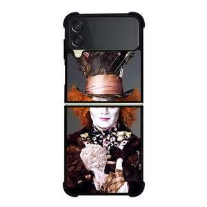MAD HATTER ALICE IN WONDERLAND Samsung Z Flip 3 Case MAD HATTER ALICE IN WONDERLAND Samsung Z Flip 3 Case