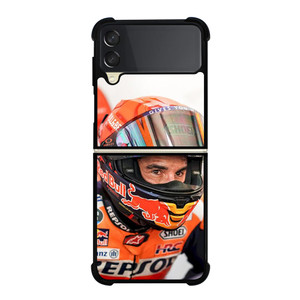 MARC MARQUEZ HELMET 3 Samsung Z Flip 3 Case MARC MARQUEZ HELMET 3 Samsung Z Flip 3 Case