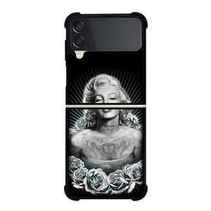 MARILYN MONROE WITH TATTOO Samsung Z Flip 3 Case MARILYN MONROE WITH TATTOO Samsung Z Flip 3 Case
