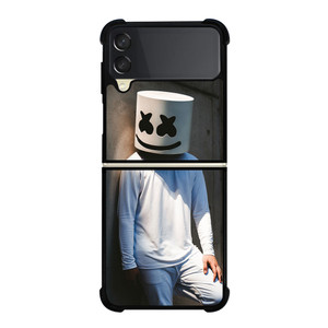 MARSHMELLO ALONE Samsung Z Flip 3 Case MARSHMELLO ALONE Samsung Z Flip 3 Case