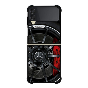 MERCEDES BENZ WHEELS Samsung Z Flip 3 Case MERCEDES BENZ WHEELS Samsung Z Flip 3 Case