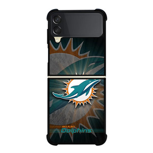 MIAMI DOLPHINS NFL 3 Samsung Z Flip 3 Case MIAMI DOLPHINS NFL 3 Samsung Z Flip 3 Case