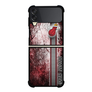 MIAMI HEAT NBA 3 Samsung Z Flip 3 Case MIAMI HEAT NBA 3 Samsung Z Flip 3 Case