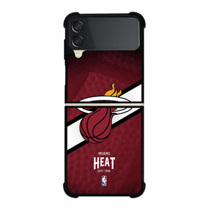 MIAMI HEAT NBA Samsung Z Flip 3 Case MIAMI HEAT NBA Samsung Z Flip 3 Case