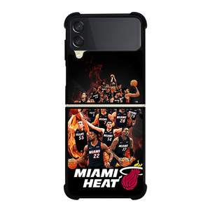 MIAMI HEAT TEAM Samsung Z Flip 3 Case MIAMI HEAT TEAM Samsung Z Flip 3 Case