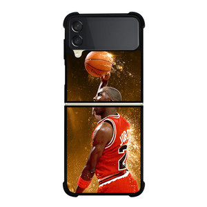 MICHAEL JORDAN CHICAGO BULLS Samsung Z Flip 3 Case MICHAEL JORDAN CHICAGO BULLS Samsung Z Flip 3 Case