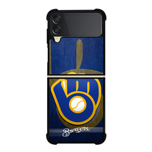 MILWAUKEE BREWERS LOGO Samsung Z Flip 3 Case MILWAUKEE BREWERS LOGO Samsung Z Flip 3 Case