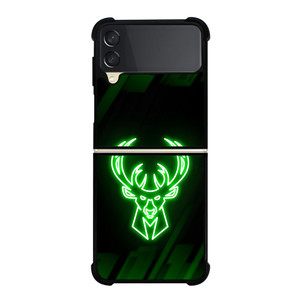 MILWAUKEE BUCKS ICON 4 Samsung Z Flip 3 Case MILWAUKEE BUCKS ICON 4 Samsung Z Flip 3 Case