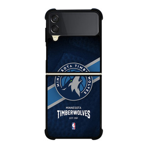 MINNESOTA TIMBERWOLVES LOGO 3 Samsung Z Flip 3 Case MINNESOTA TIMBERWOLVES LOGO 3 Samsung Z Flip 3 Case