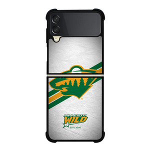 MINNESOTA WILD LOGO 3 Samsung Z Flip 3 Case MINNESOTA WILD LOGO 3 Samsung Z Flip 3 Case