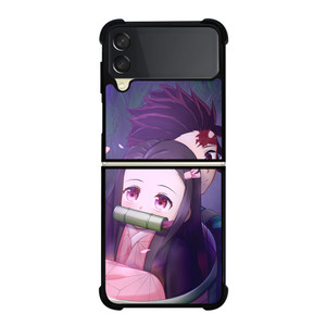 NEZUKO TANJIRO DEMON SLAYER Samsung Z Flip 3 Case NEZUKO TANJIRO DEMON SLAYER Samsung Z Flip 3 Case