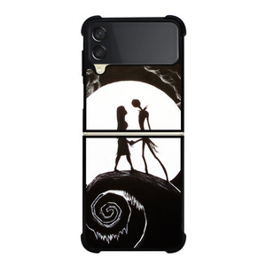 NIGHTMARE BEFORE CHRISTMAS JACK AND SALLY 2 Samsung Z Flip 3 Case