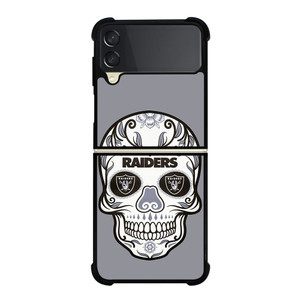 OAKLAND RAIDERS SKULL 2 Samsung Z Flip 3 Case