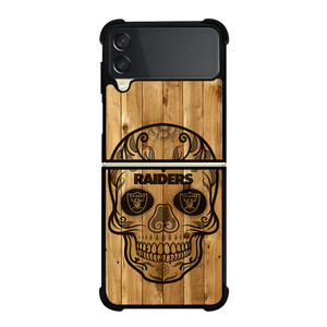 OAKLAND RAIDERS SKULL 3 Samsung Z Flip 3 Case OAKLAND RAIDERS SKULL 3 Samsung Z Flip 3 Case