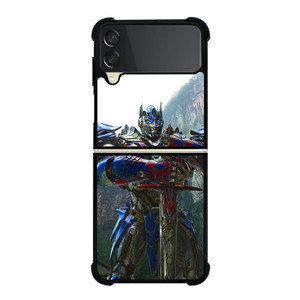OPTIMUS PRIME WITH SWORD Samsung Z Flip 3 Case OPTIMUS PRIME WITH SWORD Samsung Z Flip 3 Case