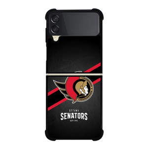 OTTAWA SENATORS LOGO 2 Samsung Z Flip 3 Case OTTAWA SENATORS LOGO 2 Samsung Z Flip 3 Case