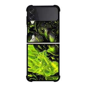 OVERWATCH GENJI AND DRAGON 2 Samsung Z Flip 3 Case OVERWATCH GENJI AND DRAGON 2 Samsung Z Flip 3 Case