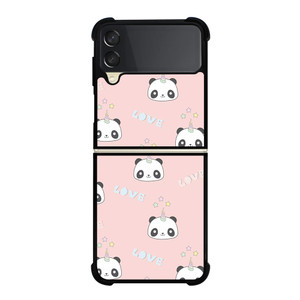 PANDACORN PATTERN Samsung Z Flip 3 Case PANDACORN PATTERN Samsung Z Flip 3 Case