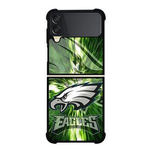 PHILADELPHIA EAGLES LOGO 3 Samsung Z Flip 3 Case PHILADELPHIA EAGLES LOGO 3 Samsung Z Flip 3 Case
