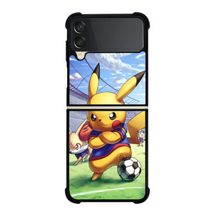PIKACHU POKEMON SOCCER Samsung Z Flip 3 Case PIKACHU POKEMON SOCCER Samsung Z Flip 3 Case