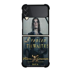 PIRATES OF THE CARIBBEAN BRENTON THWAITES Samsung Z Flip 3 Case
