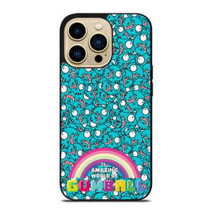 GUMBALL AMAZING WOLRD PATTERN iPhone 14 Pro Max Case