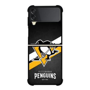 PITTSBURGH PENGUINS LOGO Samsung Z Flip 3 Case PITTSBURGH PENGUINS LOGO Samsung Z Flip 3 Case