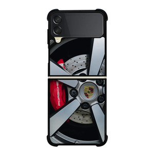 PORSCHE CAR WHEEL 3 Samsung Z Flip 3 Case PORSCHE CAR WHEEL 3 Samsung Z Flip 3 Case