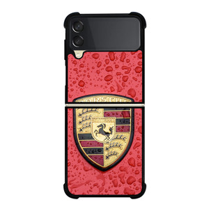 PORSCHE LOGO 3 Samsung Z Flip 3 Case PORSCHE LOGO 3 Samsung Z Flip 3 Case