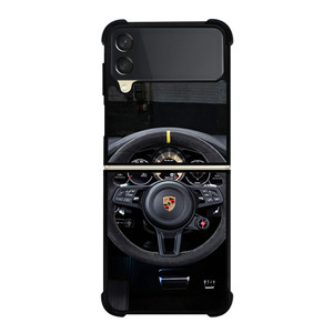 PORSCHE STEERING WHEEL Samsung Z Flip 3 Case PORSCHE STEERING WHEEL Samsung Z Flip 3 Case