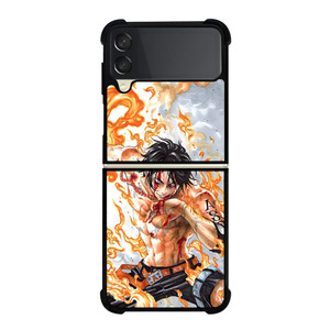 PORTGAS D ACE BLEEDING Samsung Z Flip 3 Case PORTGAS D ACE BLEEDING Samsung Z Flip 3 Case