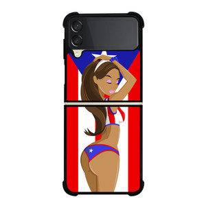 PUERTO RICO GIRL Samsung Z Flip 3 Case PUERTO RICO GIRL Samsung Z Flip 3 Case