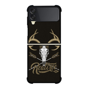 REALTREE DEER SKULL LOGO Samsung Z Flip 3 Case REALTREE DEER SKULL LOGO Samsung Z Flip 3 Case