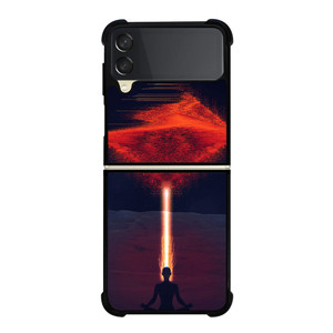 RED SPACE ALIEN Samsung Z Flip 3 Case RED SPACE ALIEN Samsung Z Flip 3 Case
